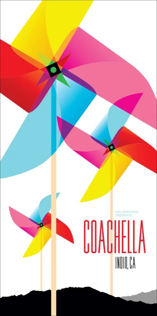 Coachella - 2012 Kii Arens Poster Indio, CA Empire Polo