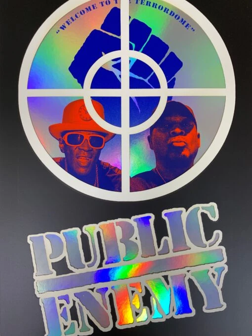 Public Enemy Variant - 2020 Emek Poster Foil NO Date The Terrordome GID