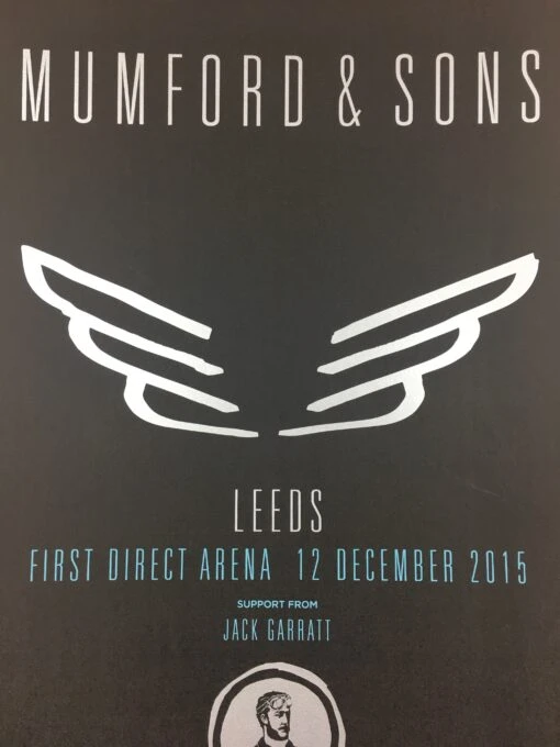 Mumford & Sons - 2015 Poster Leeds, England, UK First District Arena