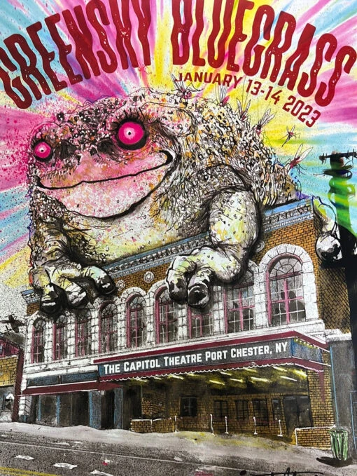 Greensky Bluegrass - 2023 Joey Feldman Poster Port Chester, NY