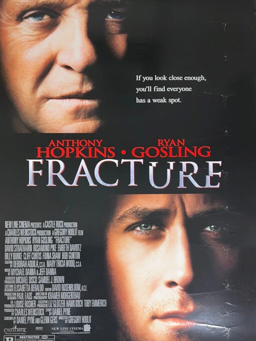 Fracture - 2007 Video Promo Movie Poster Original Vintage 27x40