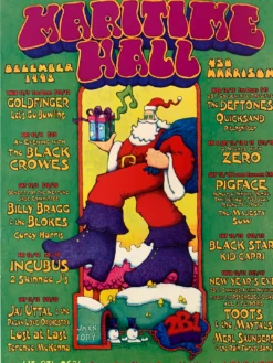 MHP 54 December Santa Clause - 1998 Poster Maritime Hall San Fran 1st