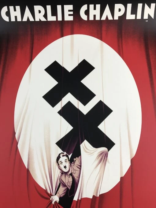 The Great Dictator - 2017 Phanton City Creative Poster Charlie Chaplin Movie Pri