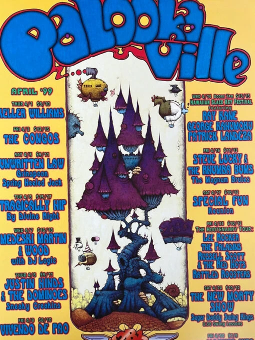 MHP 63 April - 1999 Poster Palookaville Santa Cruz, CA 1st
