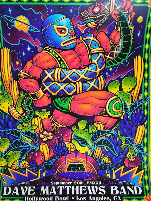 Dave Matthews Band - 2022 Munk One Poster Los Angeles, CA N2