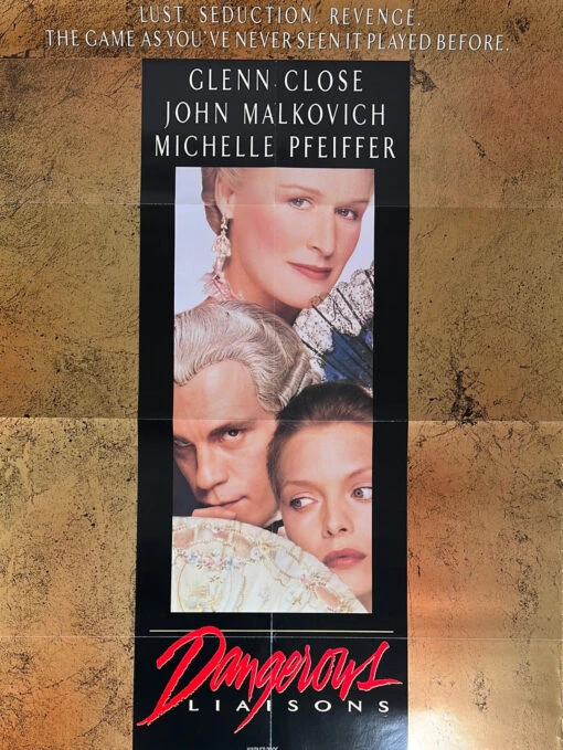 Dangerous Liaisons - 1988 One Sheet Movie Poster Original Vintage 27x40