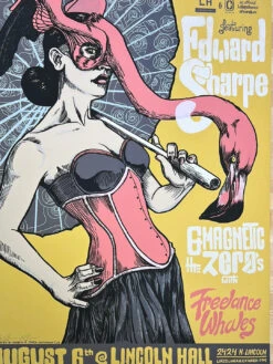 Edward Sharpe - 2010 Phineas X. Jones Poster Chicago, IL Lollapalooza