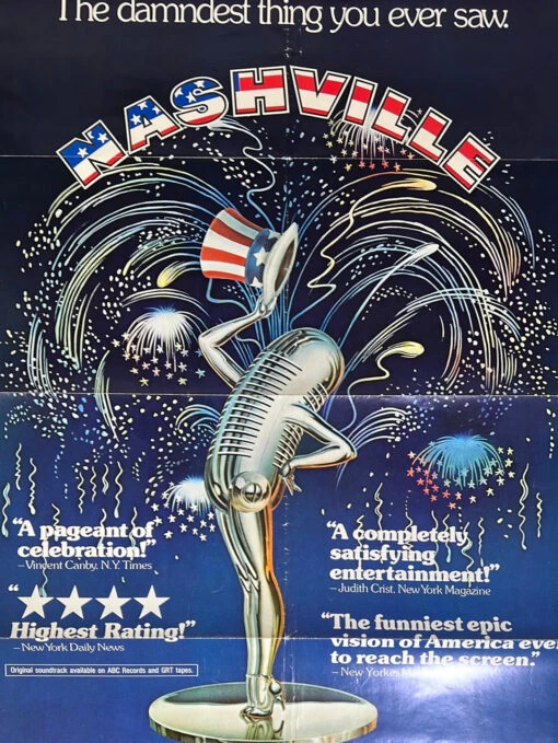Nashville - 1975 One Sheet Movie Poster Original Vintage 27x41
