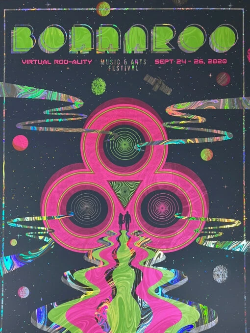 Bonnaroo - 2020 Status Serigraph Poster Manchester, TN FOIL