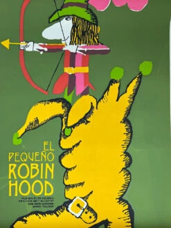 El Pequeno Robin Hood - 1975 Cuban Movie Poster Original Vintage