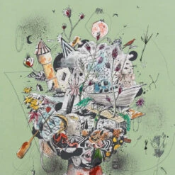 #32 - 2017 Collin Van Der Sluijs Poster/print 1/3 HPM Original Hand Painted